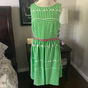 Trina Turk Lime Green Dress Size 12